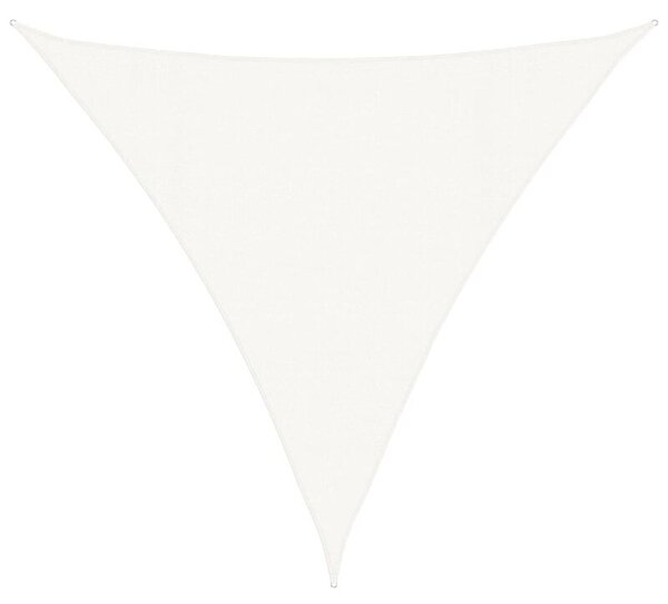 Żagiel przeciwsłoneczny, 160 g/m², biały, 4,5x4,5x4,5m, hdpe