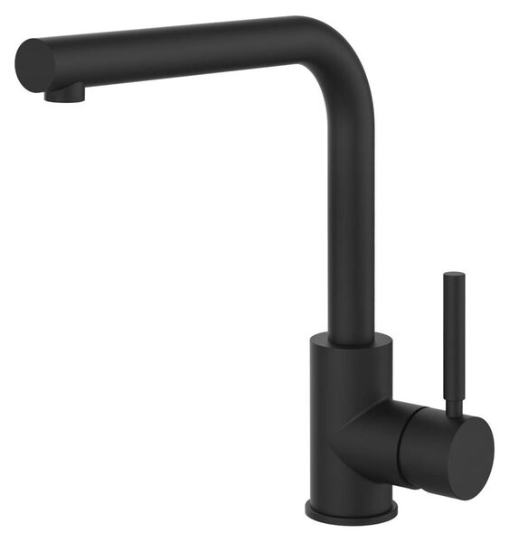 Gessi - Bateria kuchenna Neutron obrotowa wylewka 17155 Czarna matowa