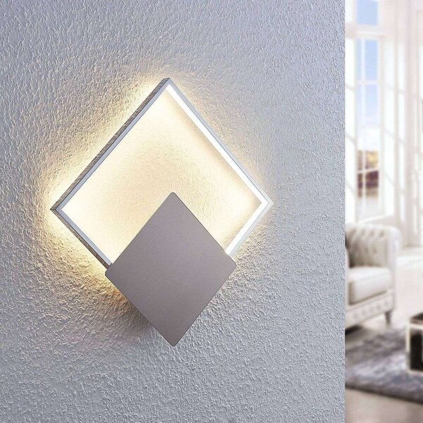 Lindby - Anays Square LED Lampa Ścienna White