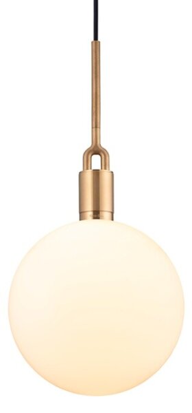 Buster+Punch - Forked Globe Lampa Wisząca Dim. Large Opal/Brass Buster+Punch