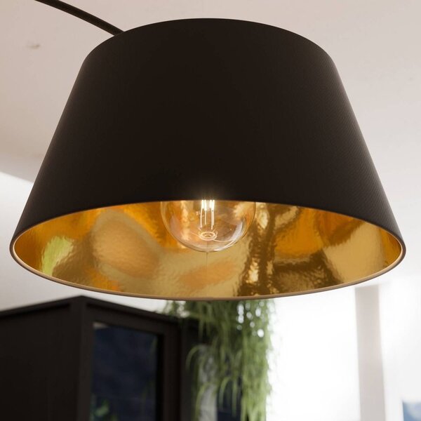 Lindby - Esti Lampa Podłogowa Black/Gold