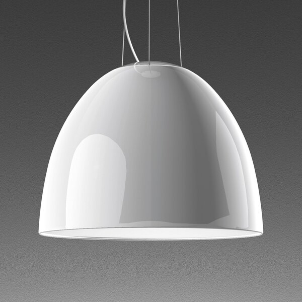 Lampa Wisząca Artemide, Nur Gloss, ściemnialny, biały, salon, tworzywo sztuczne, design