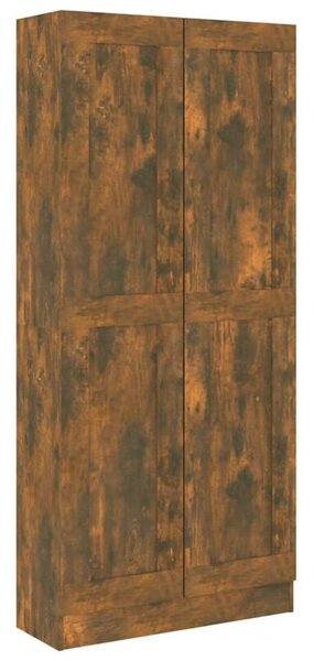Szafka na książki, przydymiony dąb, 82,5x30,5x185,5 cm