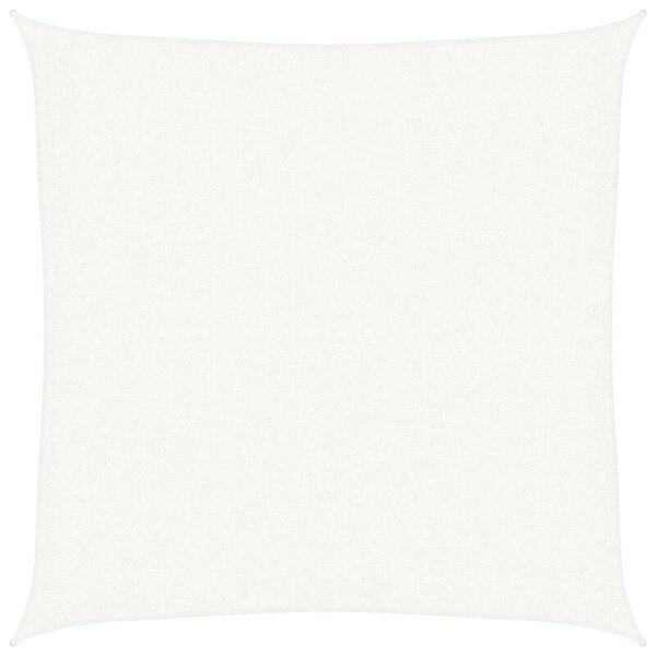 Żagiel przeciwsłoneczny, 160 g/m², biały, 2,5x2,5 m, hdpe