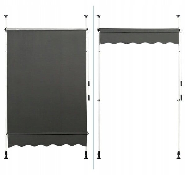 Markiza balkonowa rozporowa 150x120cm