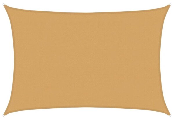 Żagiel przeciwsłoneczny, 160 g/m², piaskowy, 4x5 m, hdpe