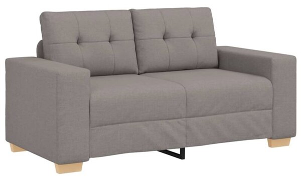 Sofa dwuosobowa, taupe, 160x77x82 cm, tkanina