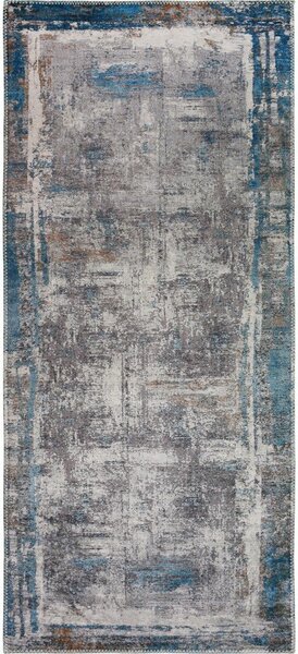 Niebieski chodnik odpowiedni do prania 80x300 cm Abstract Colors Blue – Vitaus