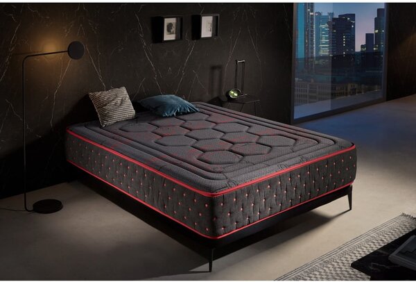 Twardy/średnio twardy piankowy materac dwustronny 90x200 cm Hexaflex Moon – Moonia