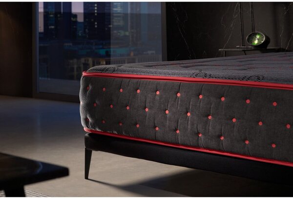 Twardy/średnio twardy piankowy materac dwustronny 90x200 cm Hexaflex Moon – Moonia