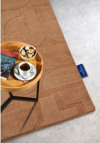 Brązowy wełniany dywan tkany ręcznie 120x170 cm Alexis – Villeroy&Boch