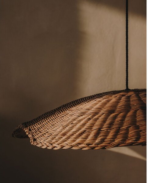 Abażur w naturalnym kolorze ø 80 cm Bisbal – Kave Home