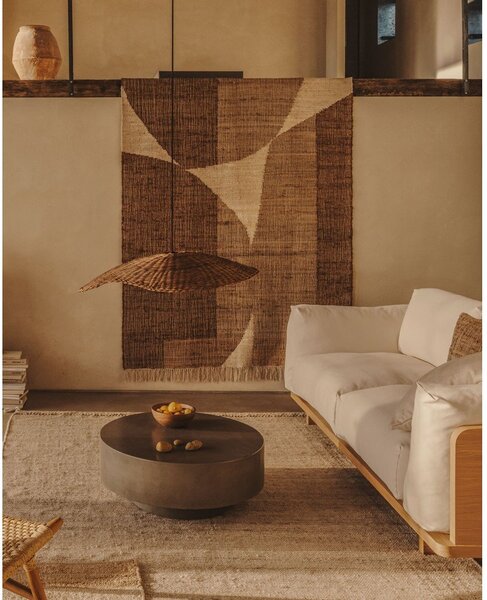 Abażur w naturalnym kolorze ø 80 cm Bisbal – Kave Home