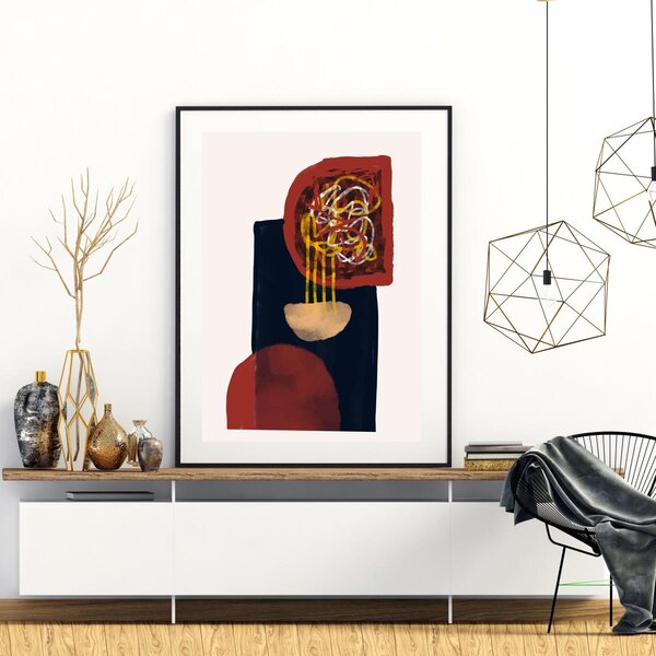 Plakat - Artystyczna abstrakcja (A4)