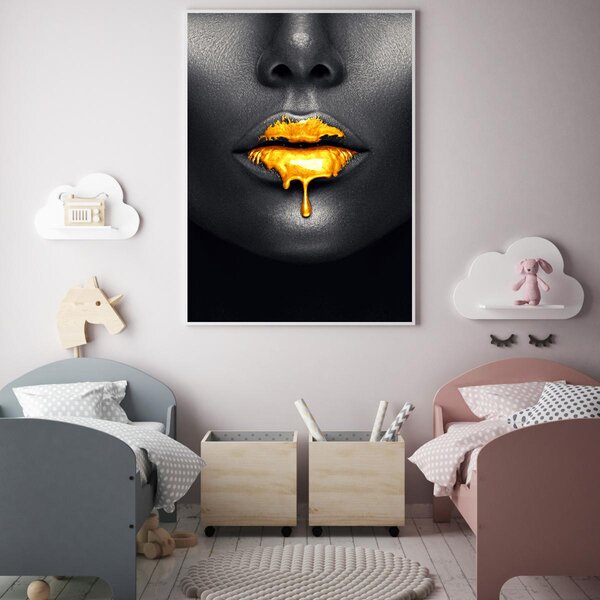 Plakat - Kobiece usta (A4)