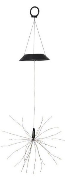 Ogrodowa lampa solarna LED z białymi diodami Star Trading Firework, wys. 50 cm