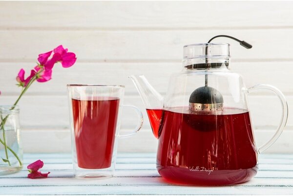 Dzbanek do herbaty z sitkiem Vialli Design Tea, 1,5 l