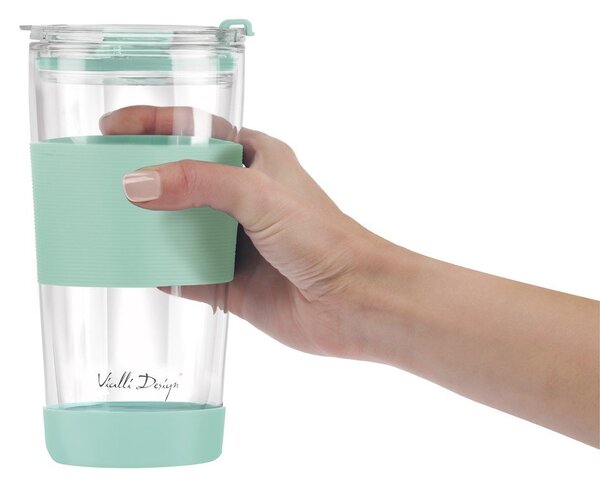 Miętowy kubek termiczny 600 ml Fuori – Vialli Design