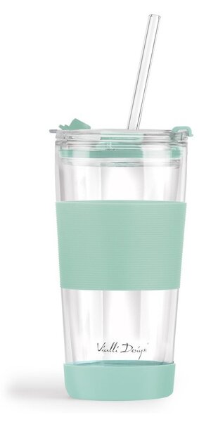 Miętowy kubek termiczny 600 ml Fuori – Vialli Design