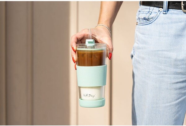 Miętowy kubek termiczny 600 ml Fuori – Vialli Design
