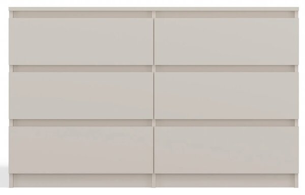 Minimalistyczna komoda z szufladami kaszmir 120 cmA5-F44