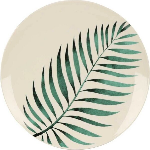 Porcelanowy talerz obiadowy Leaf, śr. 27 cm