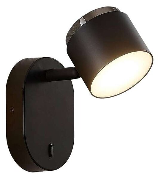 Lindby - Marrie LED Lampa Ścienna Black Lindby