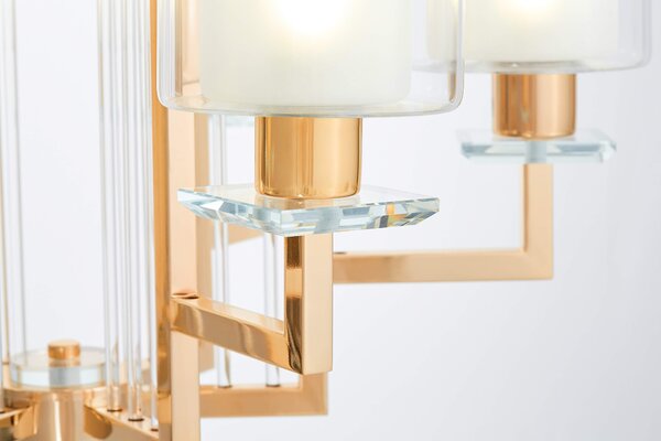 LAMPA WISZĄCA NOWOCZESNA ZŁOTA MANHATTAN