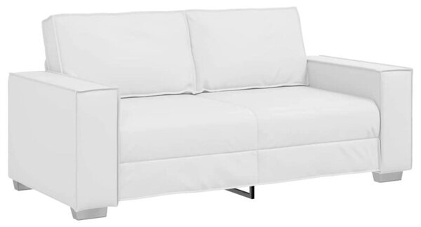 Sofa biaÅy 180 x 78 x 84 cm tkanina