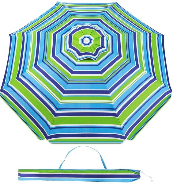 Parasol plażowy z regulacją nachylenia i torbą