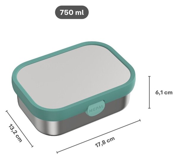 Lunchbox z widelcem z podziałką Campus – Mepal