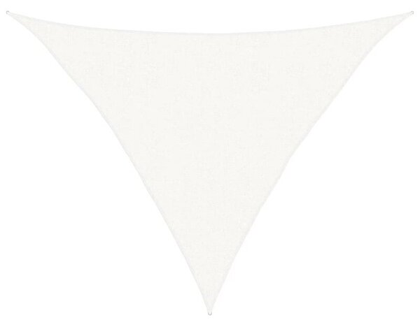 Żagiel przeciwsłoneczny, 160 g/m², biały, 2,5x2,5x3,5 m, hdpe