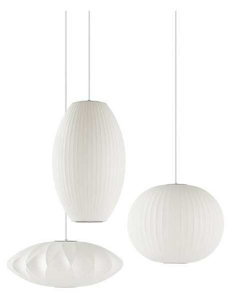 Herman Miller - Nelson Pear Crisscross Bubble Medium Lampa Wisząca