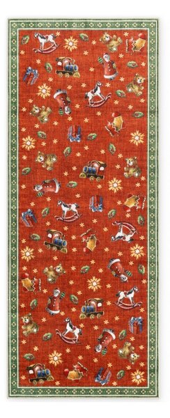Czerwony/zielony chodnik ze świątecznym motywem 80x200 cm Toy's Delight Nostalgic Noel Red Green – Villeroy&Boch