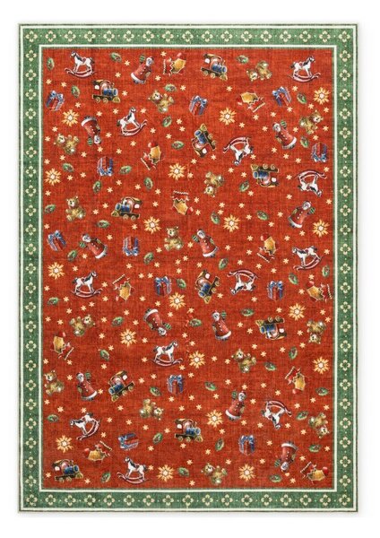 Czerwony/zielony dywan ze świątecznym motywem 160x230 cm Toy's Delight Nostalgic Noel Red Green – Villeroy&Boch