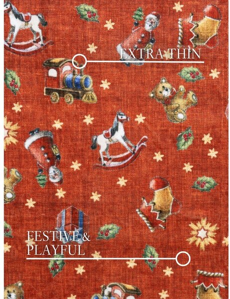Czerwony/zielony chodnik ze świątecznym motywem 80x200 cm Toy's Delight Nostalgic Noel Red Green – Villeroy&Boch