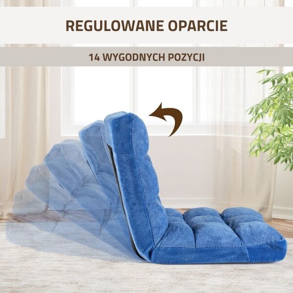 Fotel podłogowy rozkładany