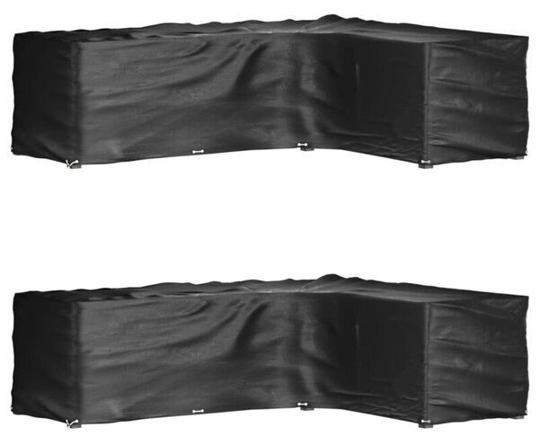 Pokrowce l na meble ogrodowe, 2 szt., 16 oczek, 260x210x80 cm