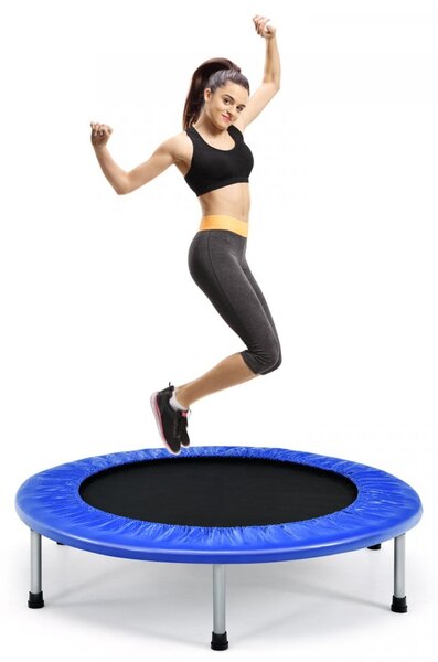 Składana trampolina do zabawy dla dzieci i ćwiczeń fitness