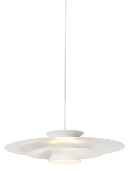 Designerska lampa wisząca biała z 3-stopniowym ściemnianiem LED - Pauline Oswietlenie wewnetrzne