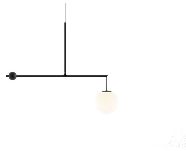 Luceplan - Malamata Lampa Wisząca Ø22 Matt Black