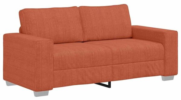 Sofa dwuosobowa, czerwono-pomaraÅczowa, 180x77x82 cm