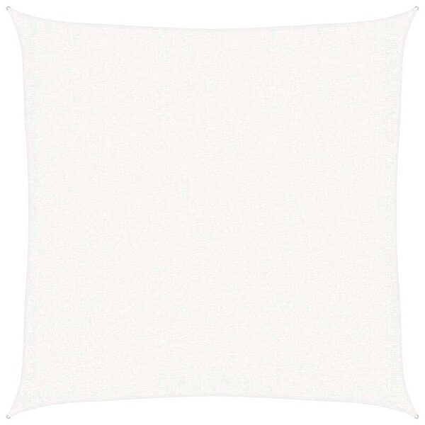 Żagiel przeciwsłoneczny, 160 g/m², biały, 3x3 m, hdpe