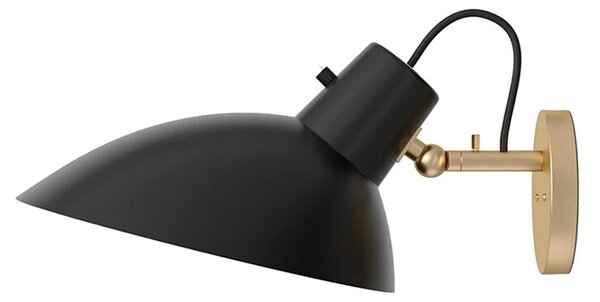 Astep - VV Cinquanta Lampa Ścienna Brass/Black w/Switch