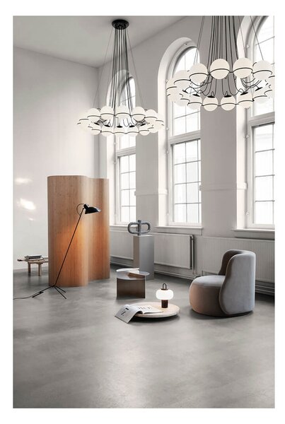 Astep - Model 2109/16 Lampa Wisząca Ø20 Opal/Black