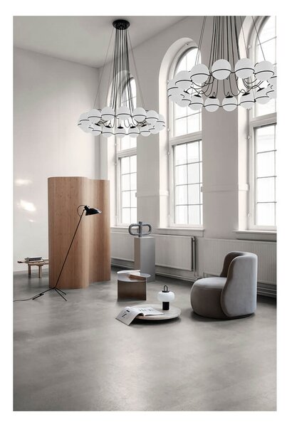 Astep - Model 2109/16 Lampa Wisząca Ø20 Opal/Black