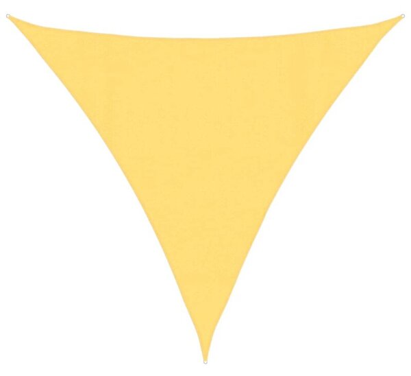 Żagiel przeciwsłoneczny, 160 g/m², beżowy, 4x4x4 m, hdpe