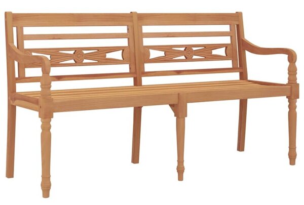 Ławka batavia, 150 cm, lite drewno tekowe