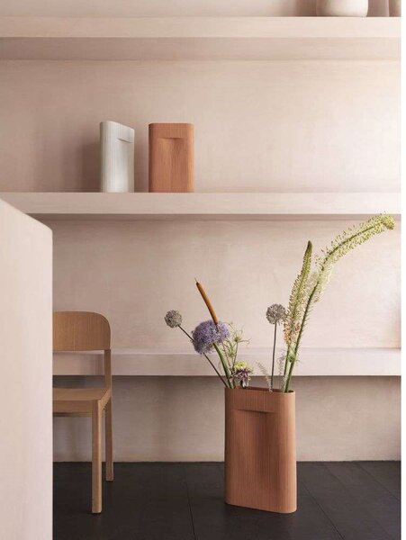 Muuto - Ridge Vase H48,5 Terracotta