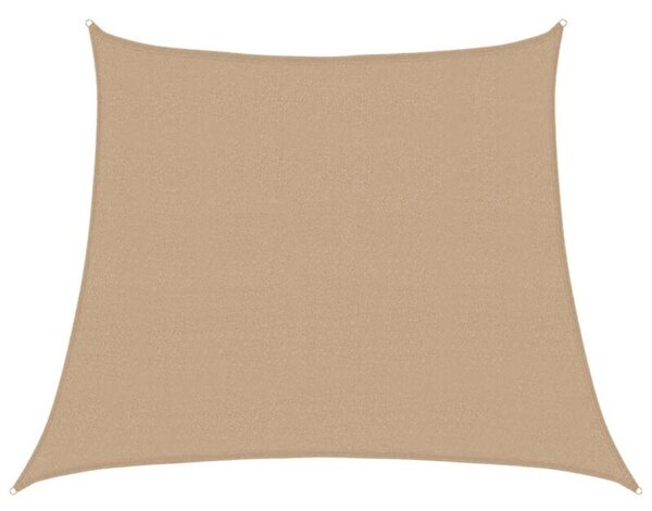 Żagiel przeciwsłoneczny, 160 g/m², taupe, 3/4x3 m, hdpe